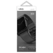 UNIQ óraszíj Straden Apple Watch Series 1/2/3/4/4/5/6/7/8/9/SE/SE2/Ultra/Ultra 2 42/44/45/49mm. Bőr hibrid óraszíj, szürke