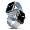 UNIQ óraszíj Revix Apple Watch Series 1/2/3/4/4/5/6/7/8/9/SE/SE2/Ultra/Ultra 2 42/44/45/49mm. Reversibilis mágneses, fehér, kék