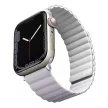 UNIQ óraszíj Revix Apple Watch Series 1/2/3/4/4/5/6/7/8/9/SE/SE2 38/40/41mm. Megfordítható mágneses, fehér, lila