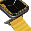 UNIQ Revix óraszíj Apple Watch Series 1-8/SE/SE2/Ultra 42/44/45/49mm Reversible Magnetic mustard-khaki