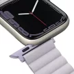 UNIQ óraszíj Revix Apple Watch Series 1/2/3/4/4/5/6/7/8/9/SE/SE2/Ultra/Ultra 2 42/44/45/49mm. Megfordítható mágneses, fehér, lila