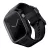 UNIQ óraszíj Monos 2in1 Apple Watch óraszíj + tok Series 4/5/6/7/8/9/SE/SE2 44/45mm. fekete/fekete tok, fekete