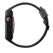 UNIQ óraszíj Monos 2in1 Apple Watch óraszíj + tok Series 4/5/6/7/8/9/SE/SE2 44/45mm. fekete/fekete tok, fekete