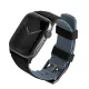 UNIQ óraszíj Linus Apple Watch Series 1/2/3/4/4/5/6/7/8/9/SE/SE2 38/40/41mm. Airosoft szilikon, fekete