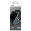 UNIQ óraszíj Linus Apple Watch Series 1/2/3/4/4/5/6/7/8/9/SE/SE2 38/40/41mm. Airosoft szilikon, fekete
