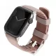 UNIQ óraszíj Linus Apple Watch Series 1/2/3/4/5/6/7/8/9/SE/SE2 38/40/41mm. Airosoft Silicone różowy/blush pink