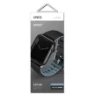 UNIQ óraszíj Linus Apple Watch Series 1/2/3/4/5/6/7/8/9/SE/SE2/Ultra/Ultra 2 42/44/45/49mm. Airosoft Silicone tok, fekete