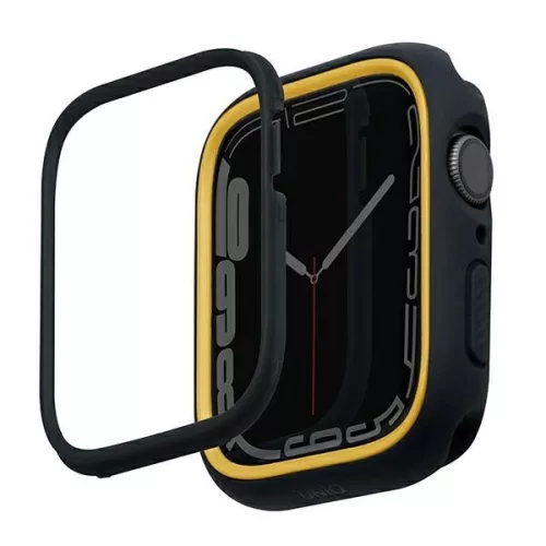UNIQ Moduo tok Apple Watch Series 4/5/6/7/8/9/SE/SE2 40/41mm, fekete-mustár