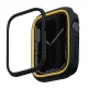 UNIQ Moduo tok Apple Watch Series 4/5/6/7/8/9/SE/SE2 44/45mm, fekete-mustár