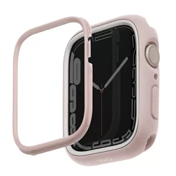   UNIQ Moduo tok Apple Watch Series 4/5/6/7/8/9/SE/SE2 44/45mm, rózsaszín-fehér