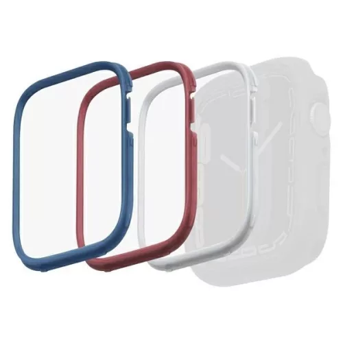 UNIQ tok Moduo 3in1 Apple Watch Series 4/5/5/6/7/7/8/9/SE/SE2 44/45mm, kék, piros, fehér