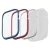 UNIQ tok Moduo 3in1 Apple Watch Series 4/5/5/6/7/7/8/9/SE/SE2 44/45mm, kék, piros, fehér