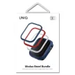 UNIQ tok Moduo 3in1 Apple Watch Series 4/5/5/6/7/7/8/9/SE/SE2 44/45mm, kék, piros, fehér