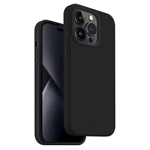 UNIQ Case Lino iPhone 14 Pro Max 6,7" tok, fekete