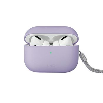 UNIQ Lino Case AirPods Pro 2 gen Silicone tok, lila