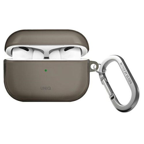 UNIQ Glase Case AirPods Pro 2 gen glossy tok, átlátszó-szürke