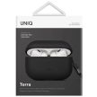 UNIQ Terra AirPods Pro 2 gen. Genuine Leather (2022/2023) tok, fekete