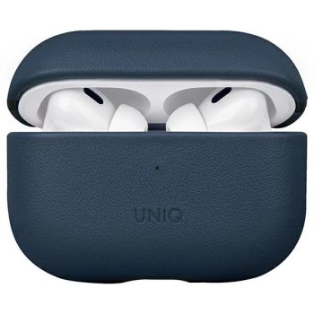   UNIQ Terra AirPods Pro 2 gen. Genuine Leather (2022/2023) tok, sötétkék