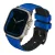 UNIQ óraszíj Linus Apple Watch Series 1/2/3/4/4/5/6/7/8/9/SE/SE2/Ultra/Ultra 2 42/44/45/49mm Airosoft szilikon, kék