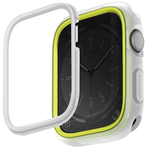 UNIQ Moduo tok Apple Watch Series 4/5/6/7/8/9/SE/SE2 44/45mm, zöld, fehér