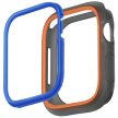 UNIQ Moduo tok Apple Watch Series 4/5/6/7/8/9/SE/SE2 44/45mm, narancssárga-kék