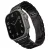 UNIQ óraszíj Osta Apple Watch 42/44/45/ 49mm Series 1/2/3/4/5/6/7/8/9/SE/SE2/Ultra/Ultra 2 Stainless Steel, fekete