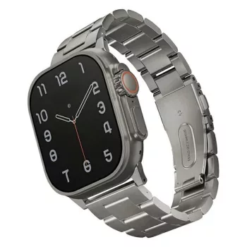   UNIQ óraszíj Osta Apple Watch 42/44/45/ 49mm Series 1/2/3/4/5/6/7/8/9/SE/SE2/Ultra/Ultra 2 Stainless Steel, ezüst