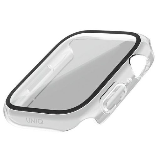 UNIQ Nautic tok Apple Watch Series 7/8/ 9 45mm, átlátszó