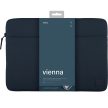 UNIQ Vienna Case laptop táska 14" indigo blue Waterproof RPET, kék