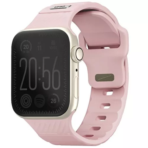 UNIQ óraszíj Stride Apple Watch Series1/2/3/4/5/6/7/8/9/SE/SE2 38/40/41mm FKM Rubber, rózsaszín