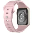 UNIQ óraszíj Stride Apple Watch Series1/2/3/4/5/6/7/8/9/SE/SE2 38/40/41mm FKM Rubber, rózsaszín