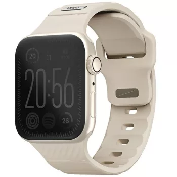   UNIQ óraszíj Stride Apple Watch Series1/2/3/4/5/6/7/8/9/SE/SE2 38/40/41mm FKM Rubber, khaki
