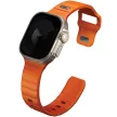 UNIQ óraszíj Stride Apple Watch Series1/2/3/4/5/6/7/8/9/SE/SE2/Ultra/Ultra 2 42/44/45/49mm FKM Rubber, narancssárga