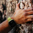 UNIQ óraszíj Stride Apple Watch Series1/2/3/4/5/6/7/8/9/SE/SE2/Ultra/Ultra 2 42/44/45/49mm FKM Rubber, narancssárga