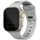 UNIQ óraszíj Stride Apple Watch Series1/2/3/4/5/6/7/8/9/SE/SE2/Ultra/Ultra 2 42/44/45/49mm FKM Rubber, szürke