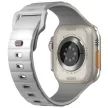 UNIQ óraszíj Stride Apple Watch Series1/2/3/4/5/6/7/8/9/SE/SE2/Ultra/Ultra 2 42/44/45/49mm FKM Rubber, szürke