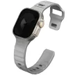 UNIQ óraszíj Stride Apple Watch Series1/2/3/4/5/6/7/8/9/SE/SE2/Ultra/Ultra 2 42/44/45/49mm FKM Rubber, szürke