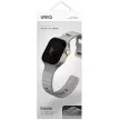 UNIQ óraszíj Stride Apple Watch Series1/2/3/4/5/6/7/8/9/SE/SE2/Ultra/Ultra 2 42/44/45/49mm FKM Rubber, szürke