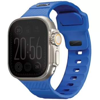   UNIQ óraszíj Stride Apple Watch Series1/2/3/4/5/6/7/8/9/SE/SE2/Ultra/Ultra 2 42/44/45/49mm FKM Rubber, kék