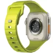 UNIQ óraszíj Stride Apple Watch Series1/2/3/4/5/6/7/8/9/SE/SE2/Ultra/Ultra 2 42/44/45/49mm FKM Rubber, lime