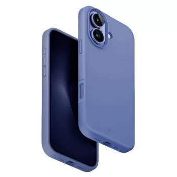   UNIQ tok Lino Hue iPhone 16 6.1" Magclick Charging tok, átlátszó-kék
