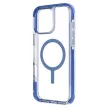 UNIQ tok Combat iPhone 16 Plus 6.7" Magclick Charging tok, átlátszó-kék