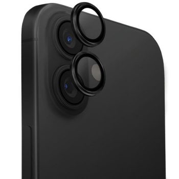   UNIQ Optix Aluminium Camera LensProtector iPhone 16 6.1" / 16 Plus 6.7" midnight fekete kameravédő