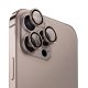 Uniq Optix Aluminum Camera Lens Protector iPhone 16 Pro 6.3" / 16 Pro Max 6.9" taupe gold kameravédő
