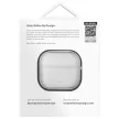 UNIQ case Glase AirPods 4 glossy tok, átlátszó