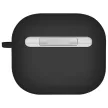 UNIQ case Nexo AirPods 4 + Ear Hooks Silicone tok, fekete