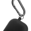 UNIQ case Nexo AirPods 4 + Ear Hooks Silicone tok, fekete