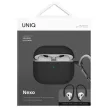 UNIQ case Nexo AirPods 4 + Ear Hooks Silicone tok, fekete