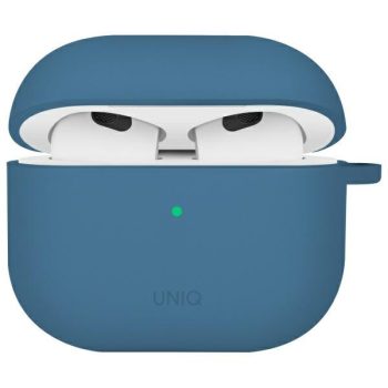UNIQ case Nexo AirPods 4 + Ear Hooks Silicone tok, kék
