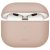 UNIQ case Lino AirPods 4 Silicone tok, rózsaszín